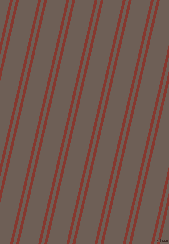 77 degree angle dual stripes line, 9 pixel line width, 10 and 61 pixel line spacing, Crab Apple and Dorado dual two line striped seamless tileable