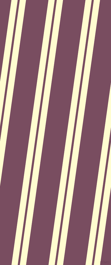 82 degree angles dual stripes line, 24 pixel line width, 8 and 86 pixels line spacing, Cream and Cosmic dual two line striped seamless tileable