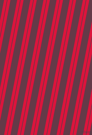 79 degree angle dual stripes lines, 10 pixel lines width, 2 and 23 pixel line spacing, Crimson and Tawny Port dual two line striped seamless tileable