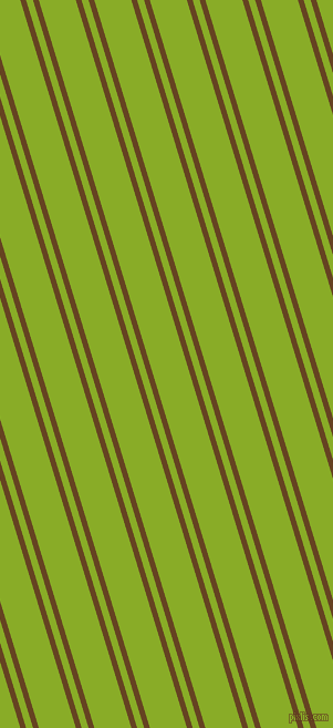 107 degree angles dual striped lines, 5 pixel lines width, 6 and 32 pixels line spacing, Dark Brown and Limerick dual two line striped seamless tileable
