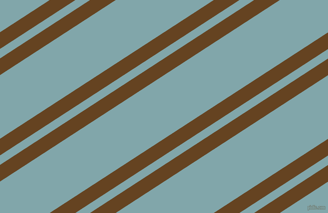 33 degree angle dual stripes line, 28 pixel line width, 16 and 107 pixel line spacing, Dark Brown and Ziggurat dual two line striped seamless tileable