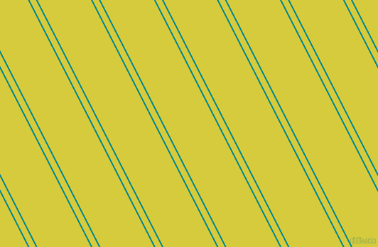 117 degree angle dual stripe lines, 2 pixel lines width, 8 and 67 pixel line spacing, Dark Cyan and Wattle dual two line striped seamless tileable