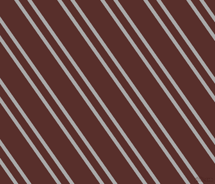 125 degree angle dual stripe lines, 7 pixel lines width, 14 and 41 pixel line spacing, Dark Gray and Moccaccino dual two line striped seamless tileable