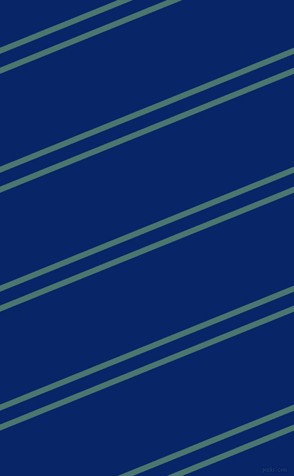 22 degree angles dual stripe lines, 8 pixel lines width, 18 and 121 pixels line spacing, Dark Green Copper and Sapphire dual two line striped seamless tileable
