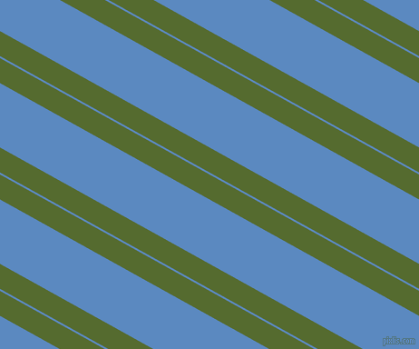 151 degree angles dual stripes lines, 24 pixel lines width, 2 and 62 pixels line spacing, Dark Olive Green and Danube dual two line striped seamless tileable