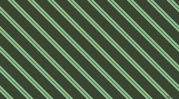 135 degree angles dual striped line, 8 pixel line width, 2 and 37 pixels line spacing, Dark Sea Green and Mallard dual two line striped seamless tileable