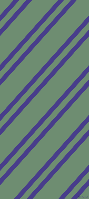 48 degree angles dual striped line, 17 pixel line width, 20 and 75 pixels line spacing, Dark Slate Blue and Laurel dual two line striped seamless tileable
