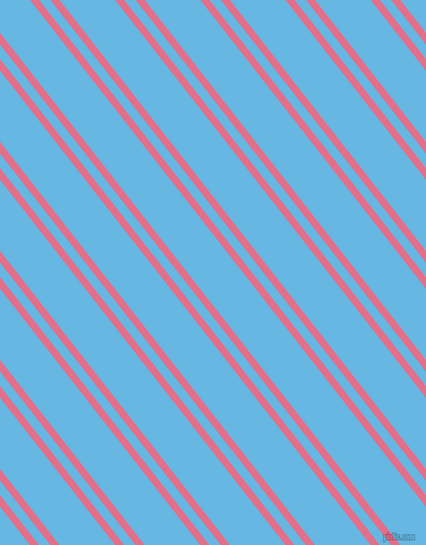 128 degree angle dual stripes line, 8 pixel line width, 10 and 49 pixel line spacing, Deep Blush and Malibu dual two line striped seamless tileable
