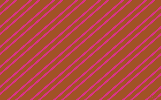 41 degree angles dual striped line, 6 pixel line width, 12 and 27 pixels line spacing, Deep Cerise and Rich Gold dual two line striped seamless tileable