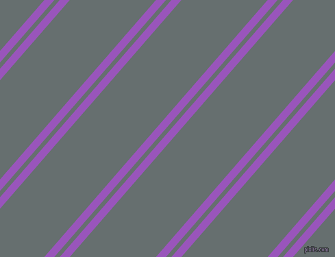 49 degree angle dual striped lines, 11 pixel lines width, 6 and 95 pixel line spacing, Deep Lilac and Nevada dual two line striped seamless tileable