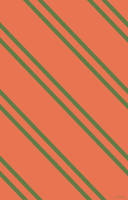 134 degree angle dual stripes line, 14 pixel line width, 22 and 110 pixel line spacing, Dingley and Burnt Sienna dual two line striped seamless tileable
