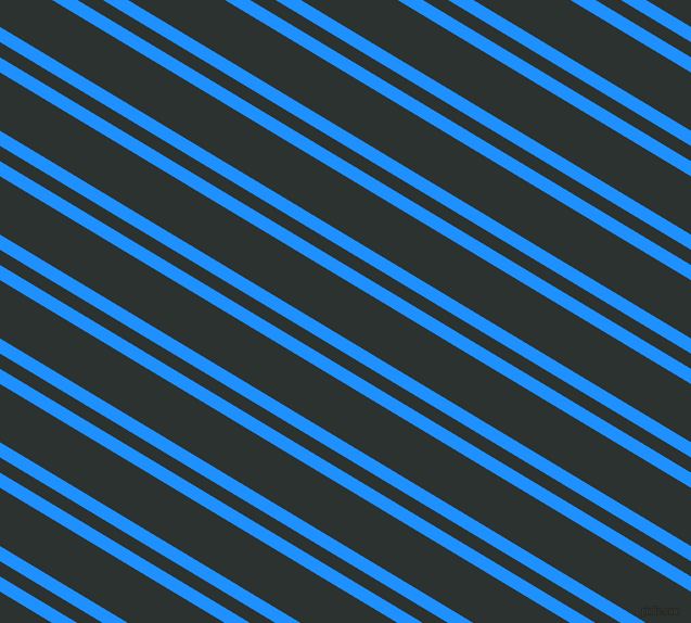 149 degree angles dual striped line, 12 pixel line width, 12 and 46 pixels line spacing, Dodger Blue and Woodsmoke dual two line striped seamless tileable