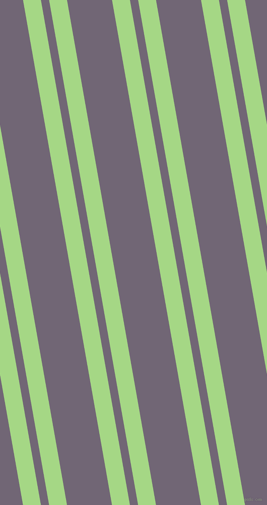 100 degree angle dual striped lines, 35 pixel lines width, 16 and 88 pixel line spacing, Feijoa and Rum dual two line striped seamless tileable