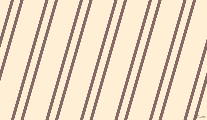 74 degree angles dual stripes lines, 10 pixel lines width, 20 and 68 pixels line spacing, Ferra and Papaya Whip dual two line striped seamless tileable