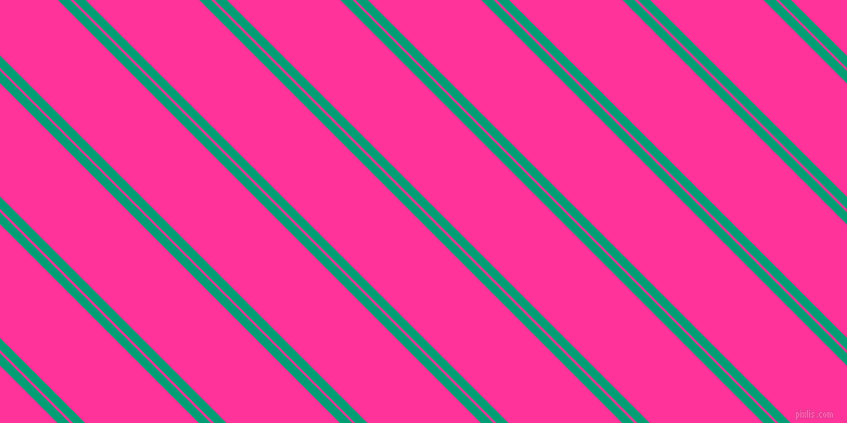 135 degree angles dual striped line, 8 pixel line width, 2 and 74 pixels line spacing, Free Speech Aquamarine and Wild Strawberry dual two line striped seamless tileable