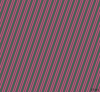 71 degree angle dual stripes line, 3 pixel line width, 4 and 11 pixel line spacing, French Rose and Viridian Green dual two line striped seamless tileable