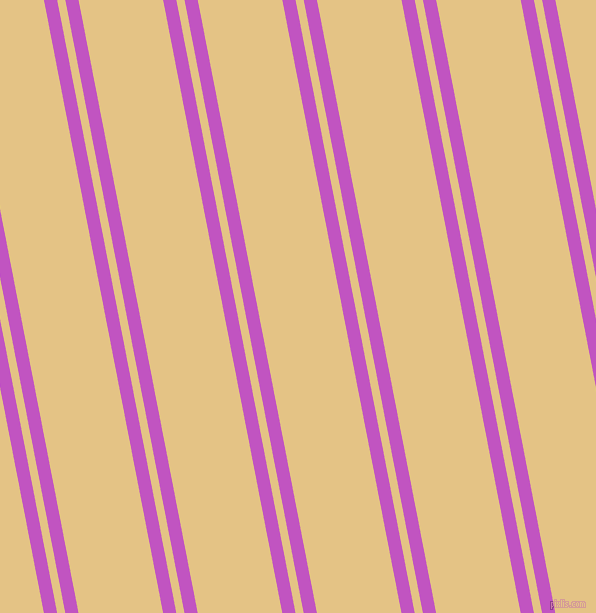101 degree angles dual stripe line, 13 pixel line width, 8 and 83 pixels line spacing, Fuchsia and New Orleans dual two line striped seamless tileable