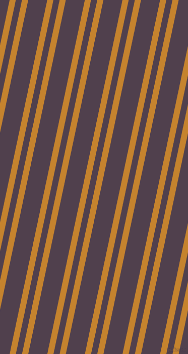 78 degree angle dual stripes line, 12 pixel line width, 12 and 37 pixel line spacing, Geebung and Purple Taupe dual two line striped seamless tileable