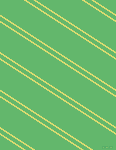 147 degree angles dual stripe line, 5 pixel line width, 12 and 82 pixels line spacing, Goldenrod and Fern dual two line striped seamless tileable