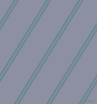 58 degree angle dual stripe line, 7 pixel line width, 4 and 90 pixel line spacing, Gothic and Manatee dual two line striped seamless tileable