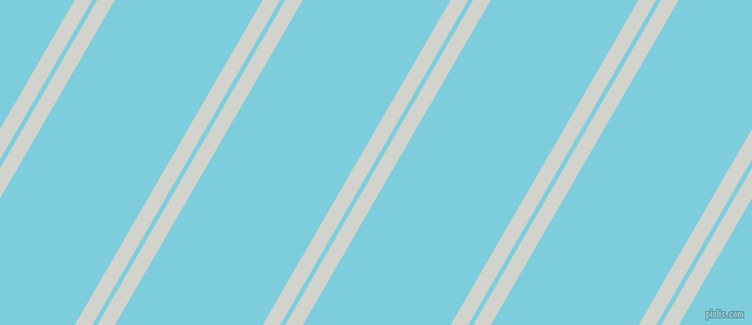 60 degree angles dual striped line, 14 pixel line width, 4 and 118 pixels line spacing, Grey Nurse and Spray dual two line striped seamless tileable