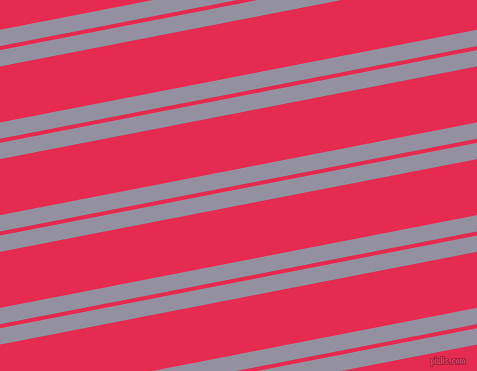 11 degree angle dual stripes line, 16 pixel line width, 4 and 55 pixel line spacing, Grey Suit and Amaranth dual two line striped seamless tileable