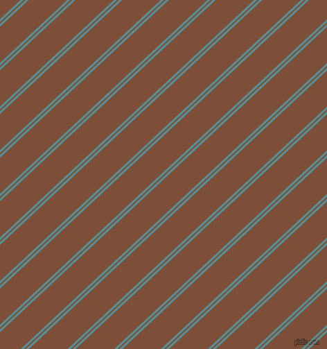 43 degree angle dual stripe lines, 3 pixel lines width, 2 and 38 pixel line spacing, Half Baked and Cigar dual two line striped seamless tileable