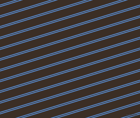 17 degree angles dual stripes line, 3 pixel line width, 2 and 26 pixels line spacing, Havelock Blue and Sambuca dual two line striped seamless tileable