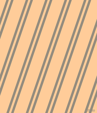 71 degree angles dual striped line, 9 pixel line width, 8 and 44 pixels line spacing, Heathered Grey and Peach-Orange dual two line striped seamless tileable