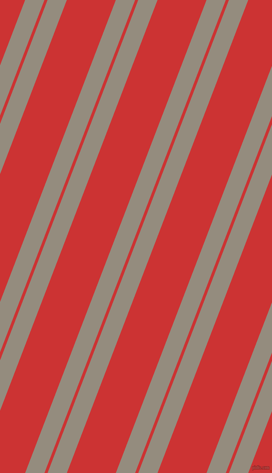 69 degree angle dual stripes lines, 37 pixel lines width, 6 and 94 pixel line spacing, Heathered Grey and Persian Red dual two line striped seamless tileable