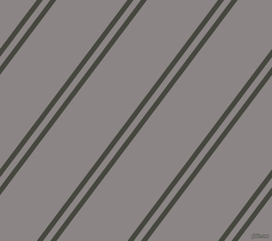 53 degree angle dual stripe line, 10 pixel line width, 12 and 116 pixel line spacing, Heavy Metal and Suva Grey dual two line striped seamless tileable