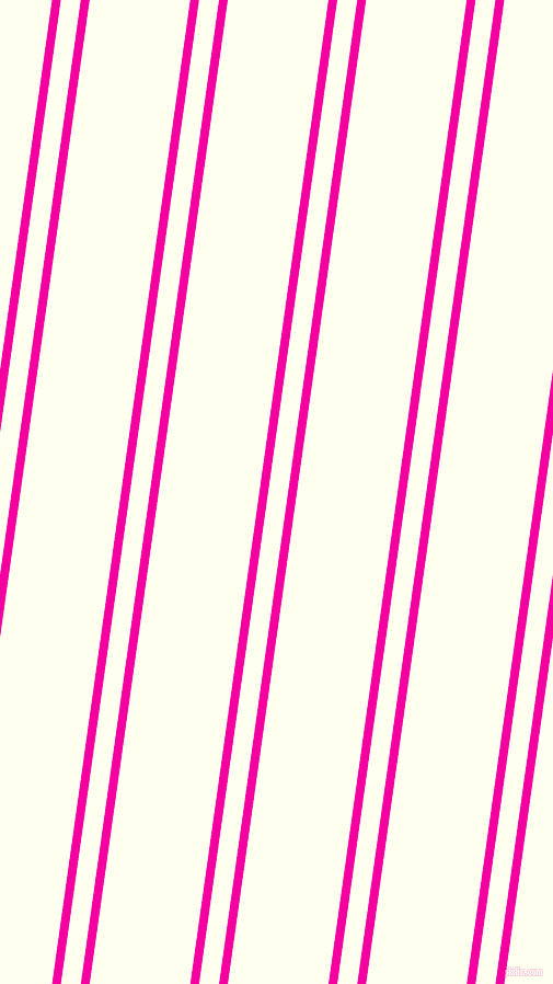 82 degree angles dual striped lines, 8 pixel lines width, 18 and 91 pixels line spacing, Hollywood Cerise and Ivory dual two line striped seamless tileable