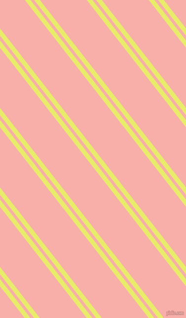 128 degree angles dual stripe line, 9 pixel line width, 6 and 75 pixels line spacing, Honeysuckle and Sundown dual two line striped seamless tileable