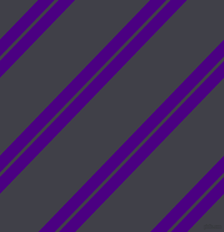 46 degree angles dual striped line, 24 pixel line width, 6 and 110 pixels line spacingIndigo and Payne's Grey dual two line striped seamless tileable