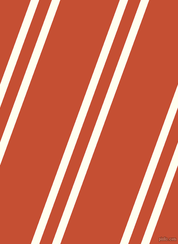 70 degree angles dual striped line, 16 pixel line width, 24 and 113 pixels line spacing, Ivory and Trinidad dual two line striped seamless tileable