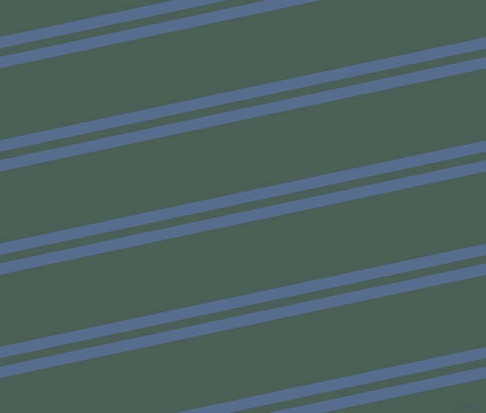 12 degree angle dual stripe lines, 16 pixel lines width, 12 and 102 pixel line spacing, Kashmir Blue and Viridian Green dual two line striped seamless tileable