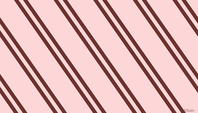 125 degree angle dual stripes line, 12 pixel line width, 12 and 69 pixel line spacing, Kenyan Copper and We Peep dual two line striped seamless tileable