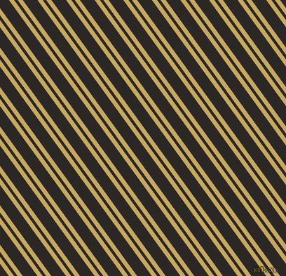 126 degree angles dual striped line, 6 pixel line width, 4 and 17 pixels line spacing, Laser and Bokara Grey dual two line striped seamless tileable