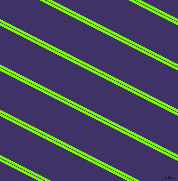 153 degree angle dual stripe line, 8 pixel line width, 2 and 111 pixel line spacing, Lawn Green and Minsk dual two line striped seamless tileable