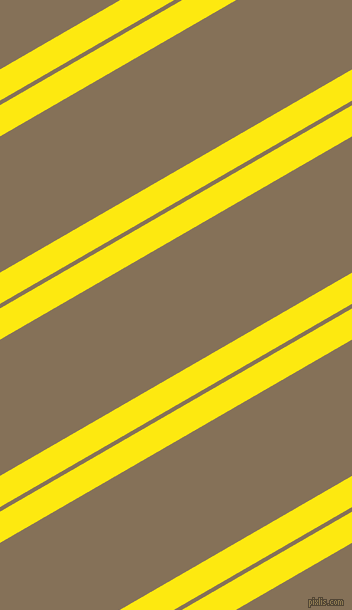 30 degree angle dual stripes line, 27 pixel line width, 4 and 118 pixel line spacing, Lemon and Cement dual two line striped seamless tileable
