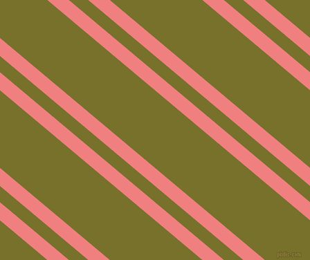 140 degree angle dual stripe lines, 20 pixel lines width, 18 and 86 pixel line spacing, Light Coral and Crete dual two line striped seamless tileable