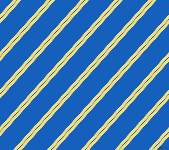 48 degree angle dual stripe line, 10 pixel line width, 2 and 66 pixel line spacing, Light Goldenrod and Denim dual two line striped seamless tileable