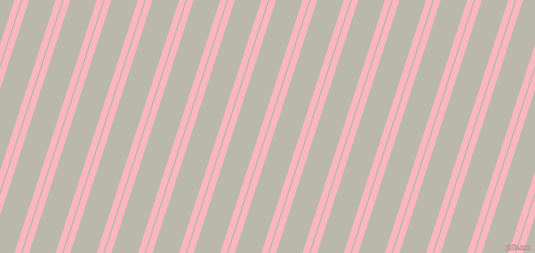 72 degree angles dual striped lines, 9 pixel lines width, 2 and 37 pixels line spacing, Light Pink and Mist Grey dual two line striped seamless tileable