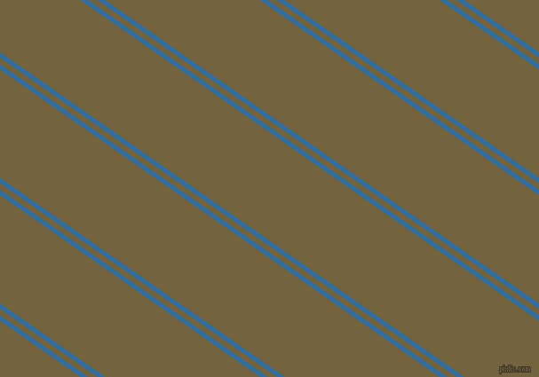 145 degree angles dual stripe lines, 5 pixel lines width, 6 and 100 pixels line spacing, Lochmara and Yellow Metal dual two line striped seamless tileable