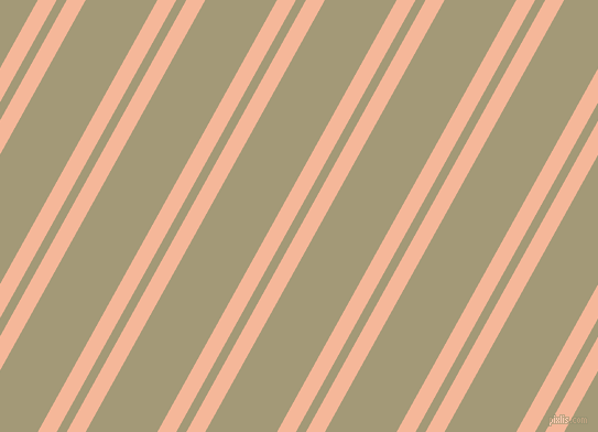 61 degree angles dual stripe lines, 15 pixel lines width, 8 and 57 pixels line spacing, Mandys Pink and Tallow dual two line striped seamless tileable