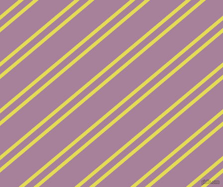 40 degree angles dual striped line, 7 pixel line width, 12 and 46 pixels line spacing, Manz and Bouquet dual two line striped seamless tileable