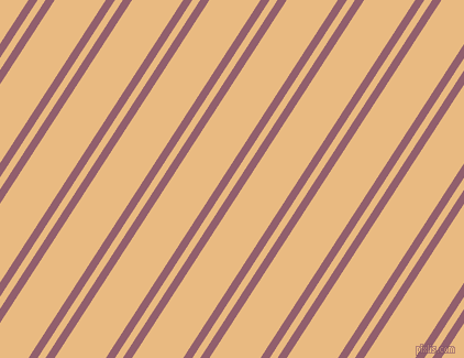 57 degree angles dual stripes line, 7 pixel line width, 6 and 39 pixels line spacing, Mauve Taupe and Corvette dual two line striped seamless tileable