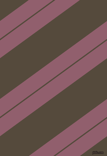 36 degree angles dual stripe line, 46 pixel line width, 4 and 105 pixels line spacing, Mauve Taupe and Metallic Bronze dual two line striped seamless tileable