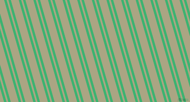 106 degree angle dual stripe line, 8 pixel line width, 6 and 26 pixel line spacing, Medium Sea Green and Neutral Green dual two line striped seamless tileable