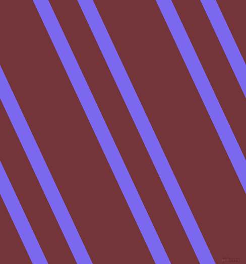 115 degree angle dual stripes lines, 28 pixel lines width, 52 and 113 pixel line spacing, Medium Slate Blue and Merlot dual two line striped seamless tileable